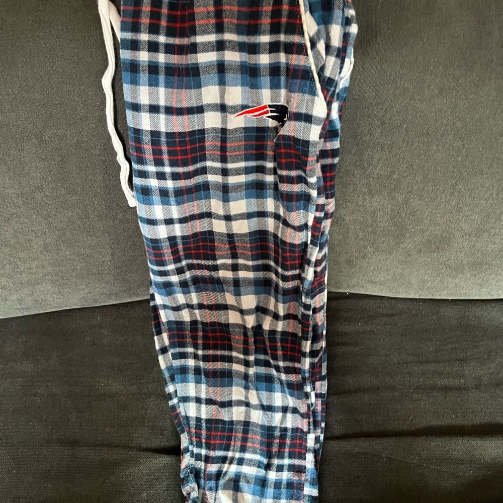 NFL Team Apparel Plaid Pants - Red, Blue, White